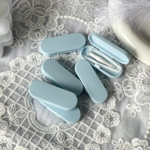 Cream-colored Contact Lens Remover Tool