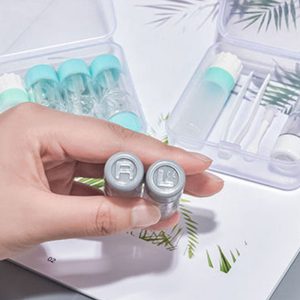 Parallel 5-Piece Set Contacts Lenses Case Travel Kit